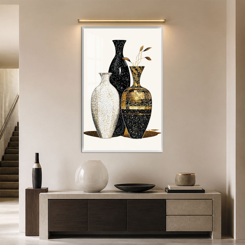 Gilded Vessels with white frame