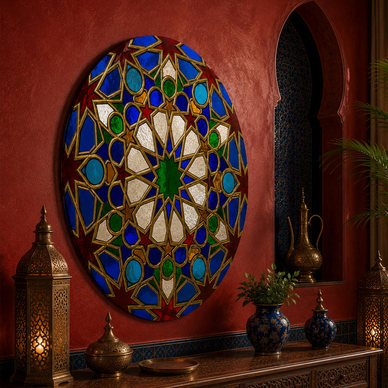 Moroccan Star Mosaic Medallion lifestyle view