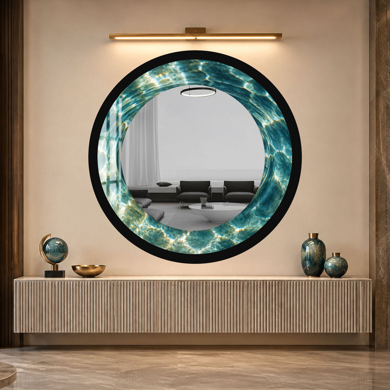 Aquatic Light with black frame