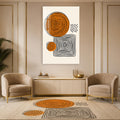 Orange Geometric Ripples lifestyle view
