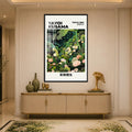 Dotted Garden Reverie with black frame