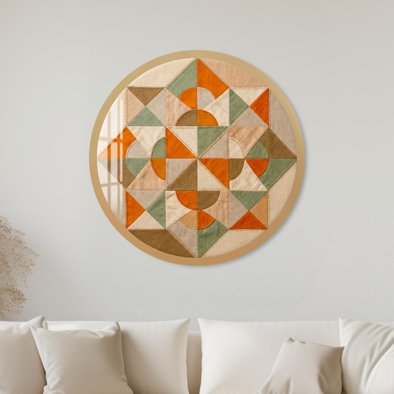 Desert Geometry with black frame
