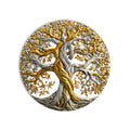 Golden Tree of Life product shot on white background