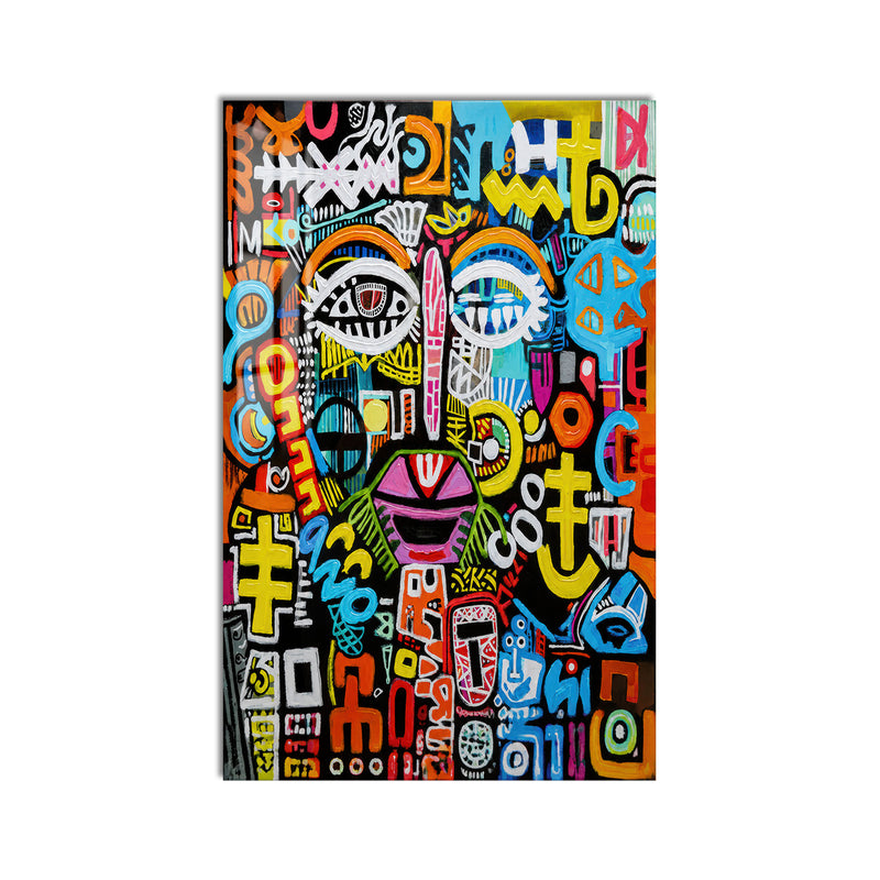 Urban Tribal Face product shot on white background