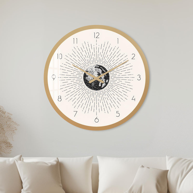 Radiant Moon with gold frame