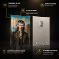 Classical Vision — tempered glass, ultra HD print, ready to hang