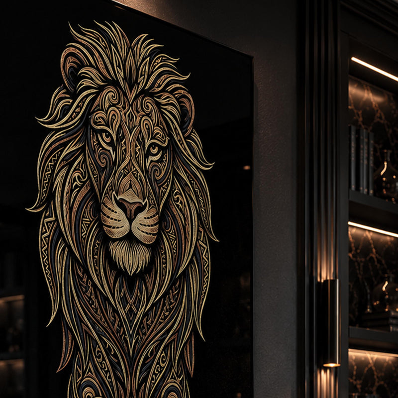 Ornate Golden Lion lifestyle view