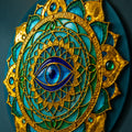 Golden Lotus Eye Mandala lifestyle view