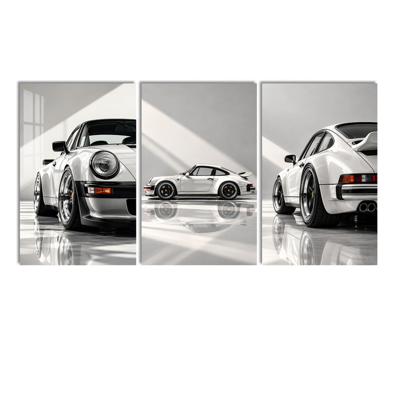 Classic Porsche lifestyle view