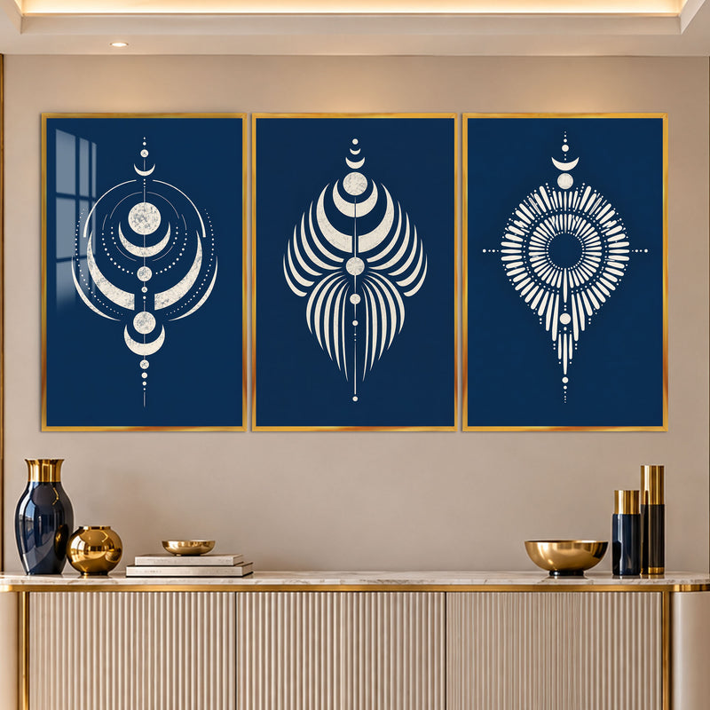 Celestial Moon with gold frame