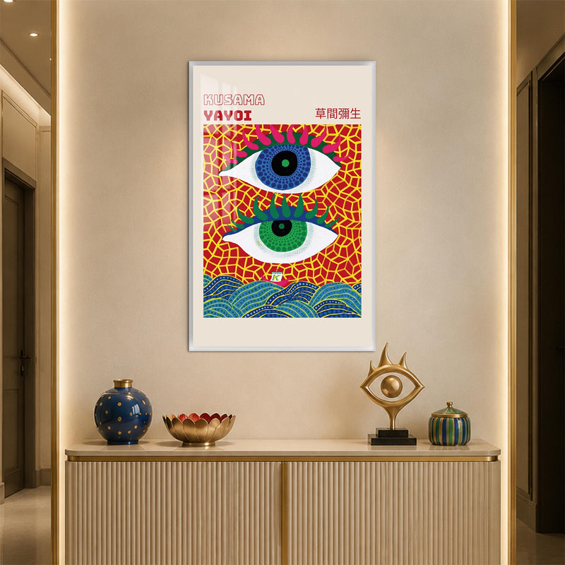 Kusama Vision with white frame