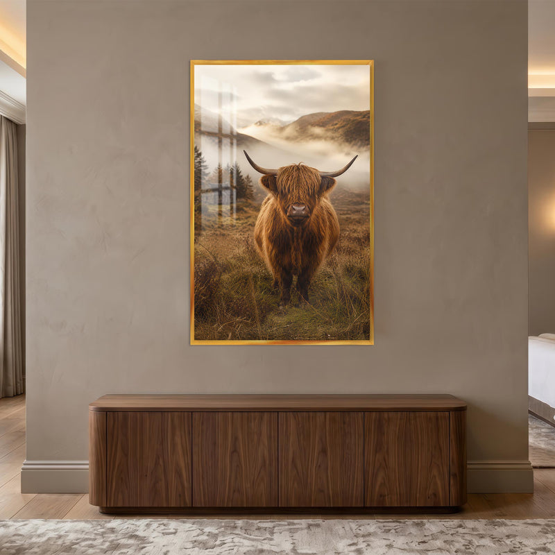 Highland Guardian with gold frame