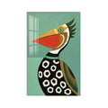 Artronauts Glass Print Modern Pelican Glass Wall Art