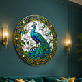 Stained Glass Peacock And Magnolia lifestyle view