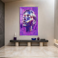 Violet Reverie with silver frame