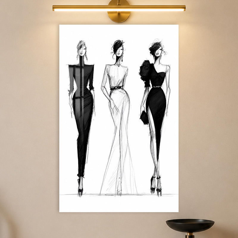 Monochrome Fashion Trio lifestyle view