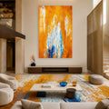 Artronauts Glass Print Amber Ice Glass Wall Art