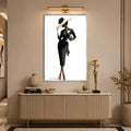 Midnight Elegance with silver frame