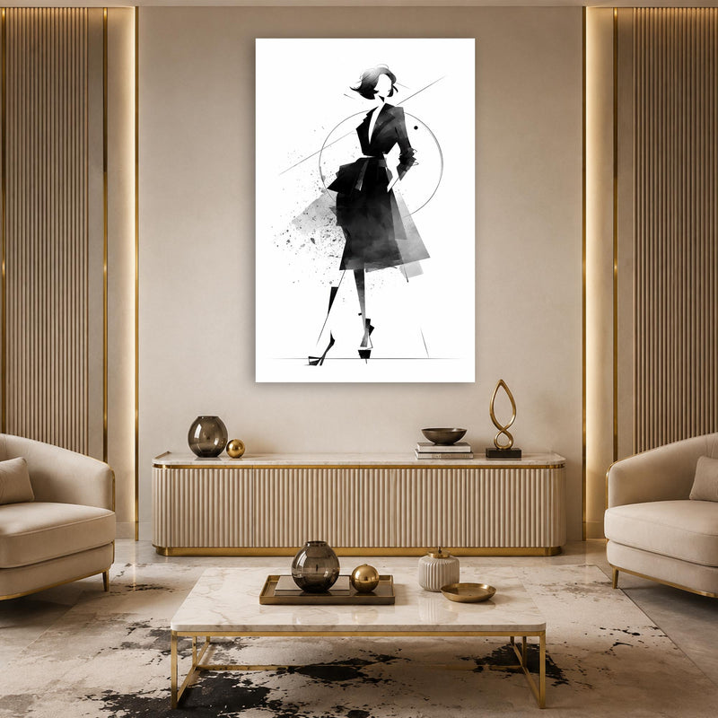 Monochrome Fashion Muse lifestyle view