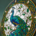 Stained Glass Peacock And Magnolia lifestyle view