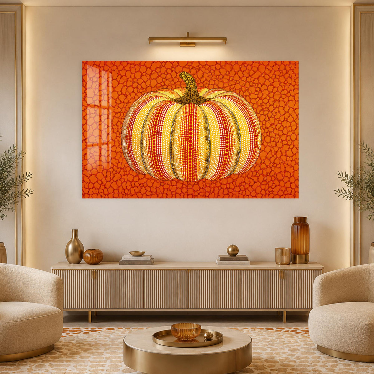 Dotted Harvest Pumpkin lifestyle view
