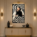 Monochrome Muse with black frame