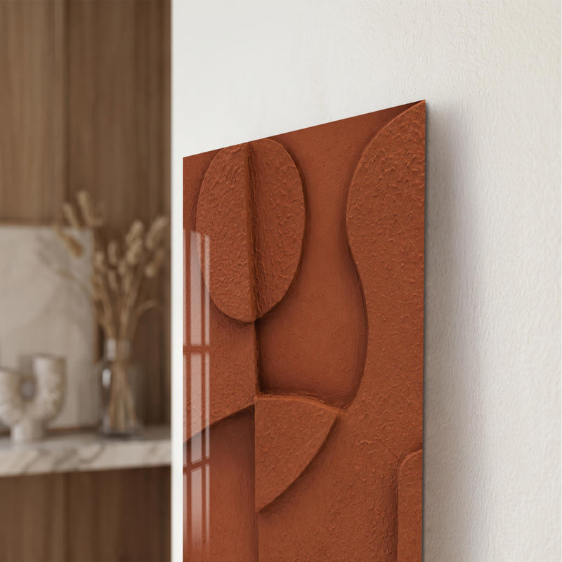 Terracotta Relief Forms close-up angled detail