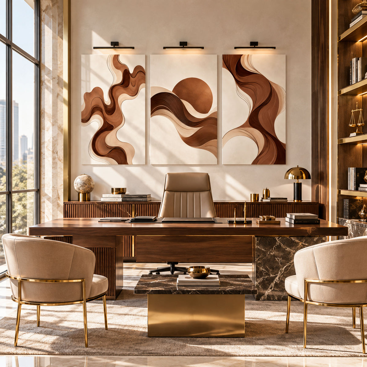 Earthtone Flow lifestyle view