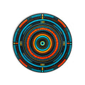 Neon Circuit Mandala product shot on white background