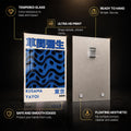 Kusama Tokyo Waves — tempered glass, ultra HD print, ready to hang