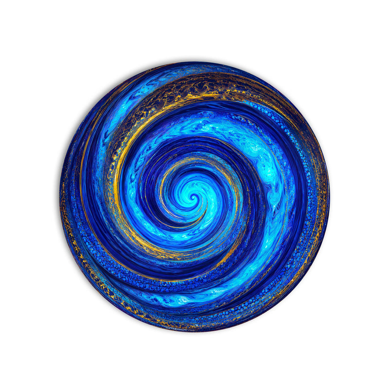 Celestial Blue Vortex product shot on white background