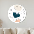 Modern Pebble Shapes with white frame