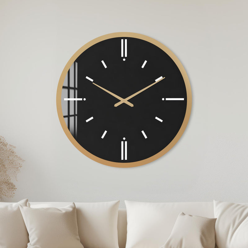 Minimalist Black Dial with gold frame