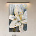 Golden White Lily in a modern room