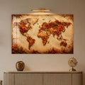 Autumn World Map lifestyle view