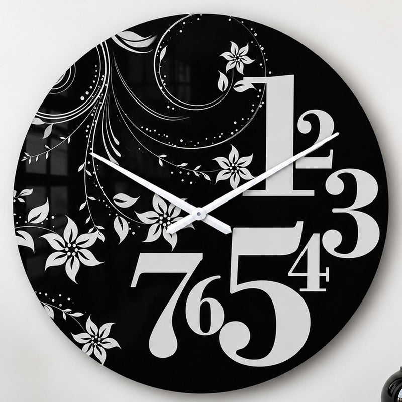 Silver Floral Numerals lifestyle view