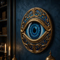 Ornate Gold Evil Eye lifestyle view