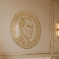 Golden Portrait Medallion lifestyle view