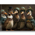 Artronauts Glass Print Duck Family