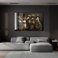Artronauts Glass Print Duck Family