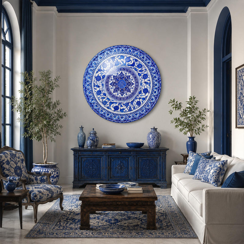Sapphire Floral Medallion lifestyle view