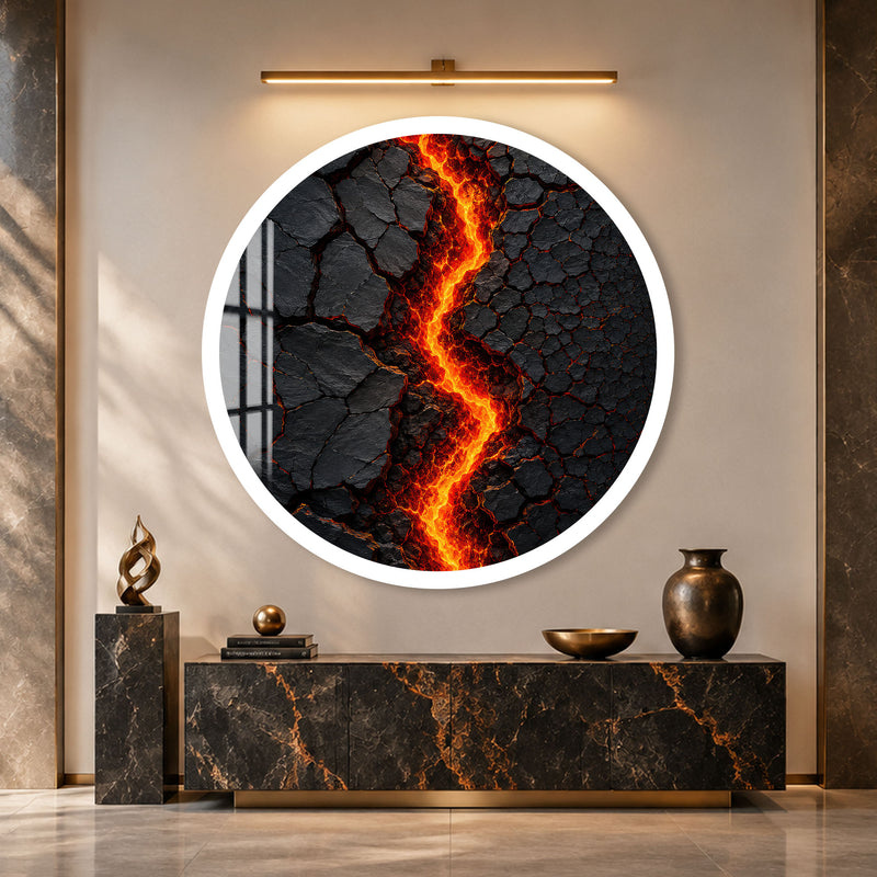 Molten Earth Rift with white frame
