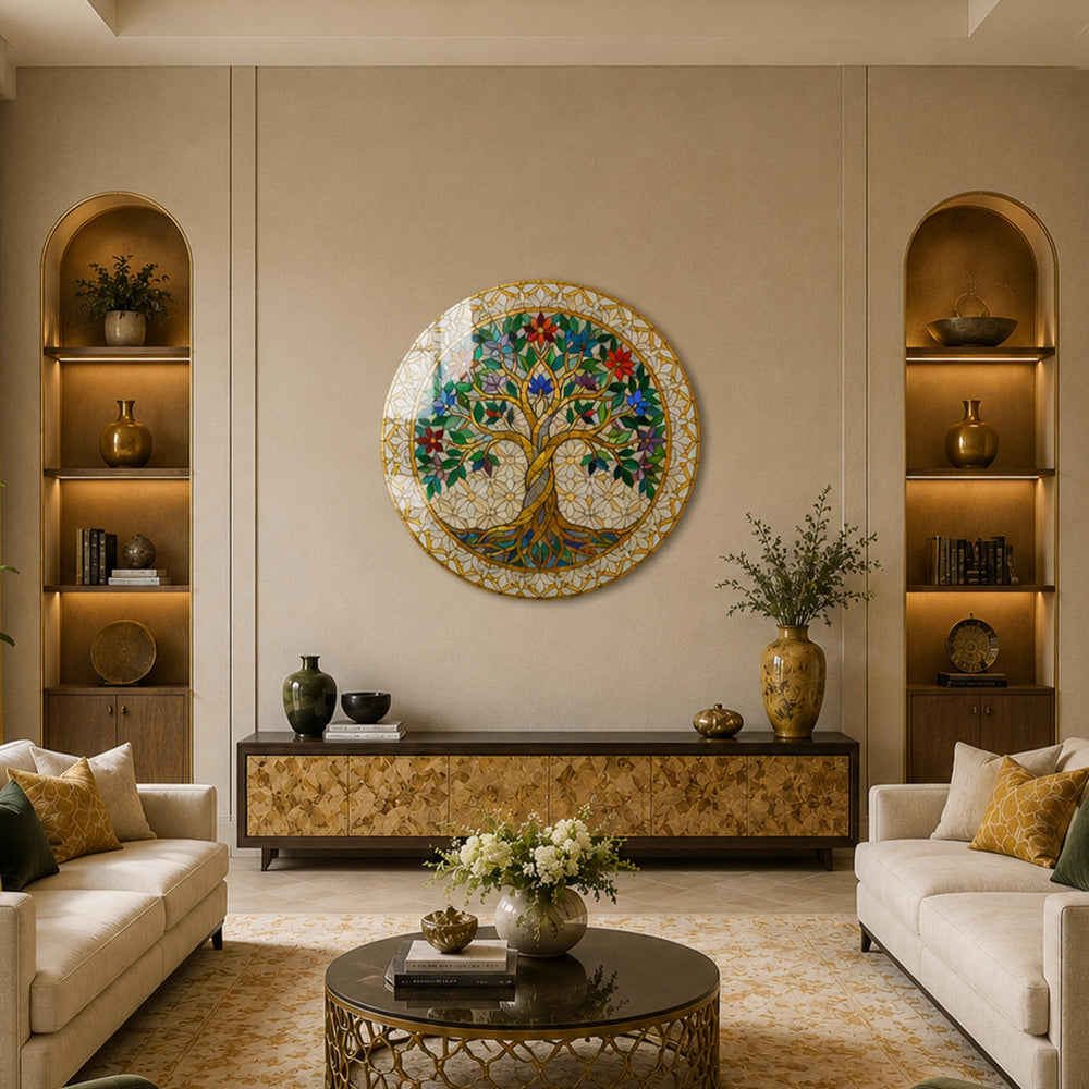 Flourishing Tree Of Life in a modern room