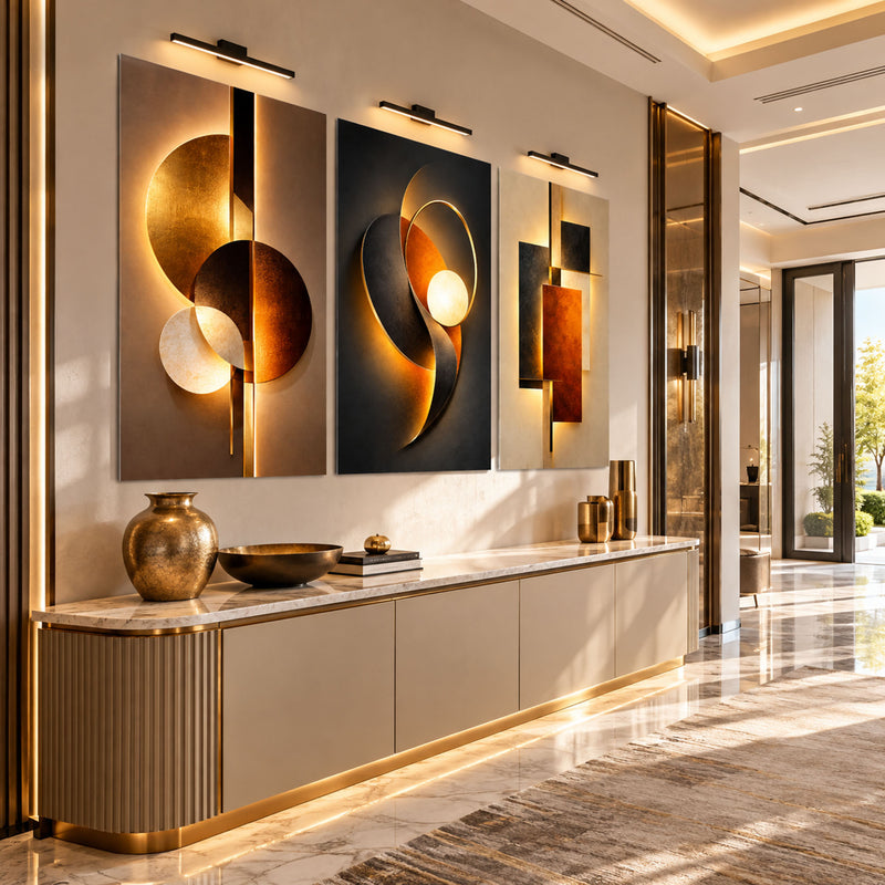 Golden Abstract Harmony lifestyle view