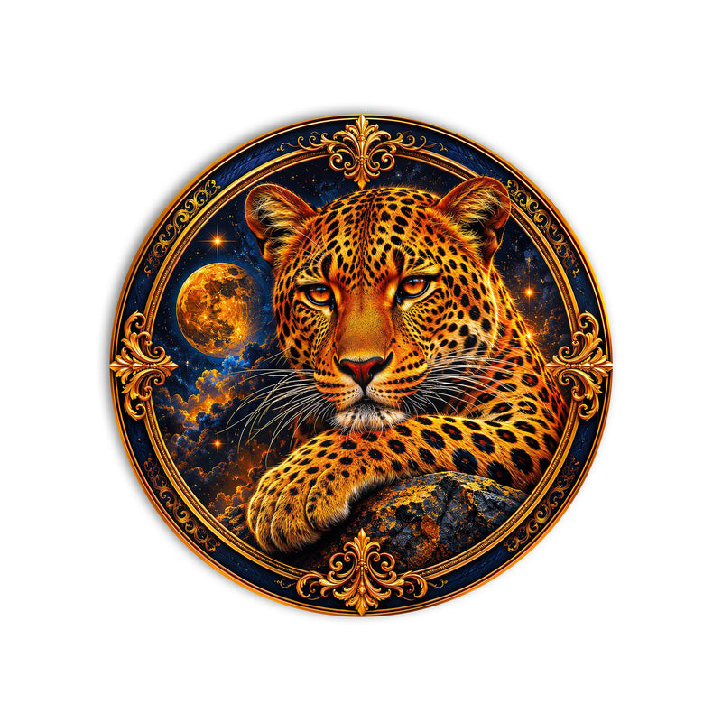 Celestial Golden Leopard product shot on white background