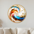 Golden Colour Vortex with gold frame