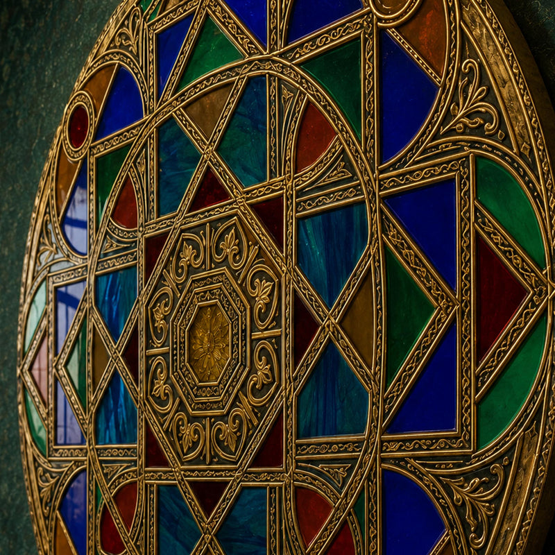 Jewelled Stained Glass Mandala lifestyle view
