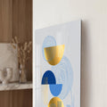 Blue And Gold Rhythm close-up angled detail