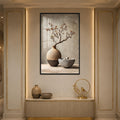 Zen Branch Still Life with black frame