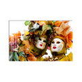 Venetian Carnival Masks product shot on white background